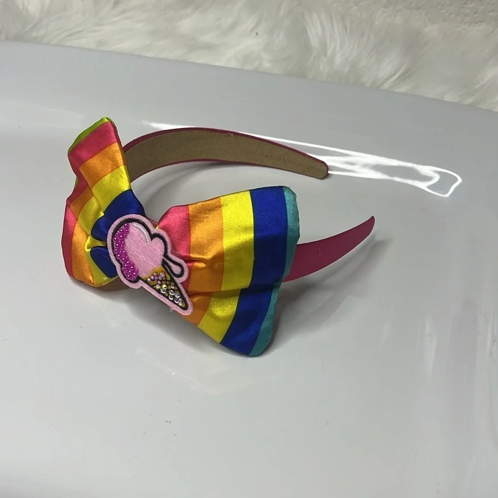 GIRLS COLORFUL BLINGY ICE CREAM 🍦 HEADBAND